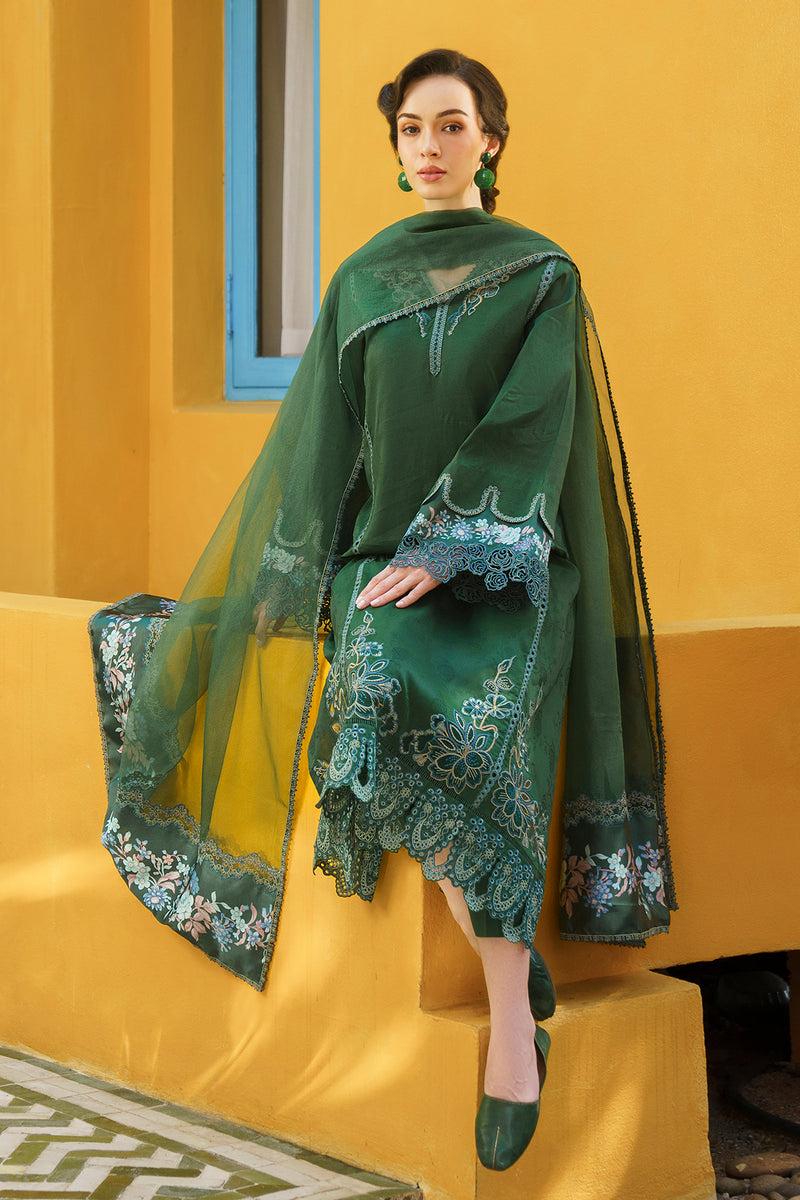 Baroque | Luxury Pret 24 | JACQUARD LAWN UF-572 -  Baroque Luxury - Original Designer Dress - House of Maryam