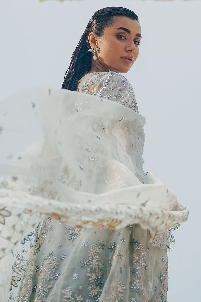 Cross Stitch | Wedding Collection 24 | SAFFRON CHARM -  Cross Stitch Formal - Original Designer Dress - House of Maryam