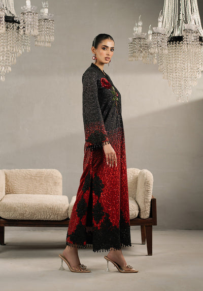 Zarqash | Silk Edit | ZQS 019 AMBER -  Zarqash Ladies Clothes - Original Designer Dress - House of Maryam