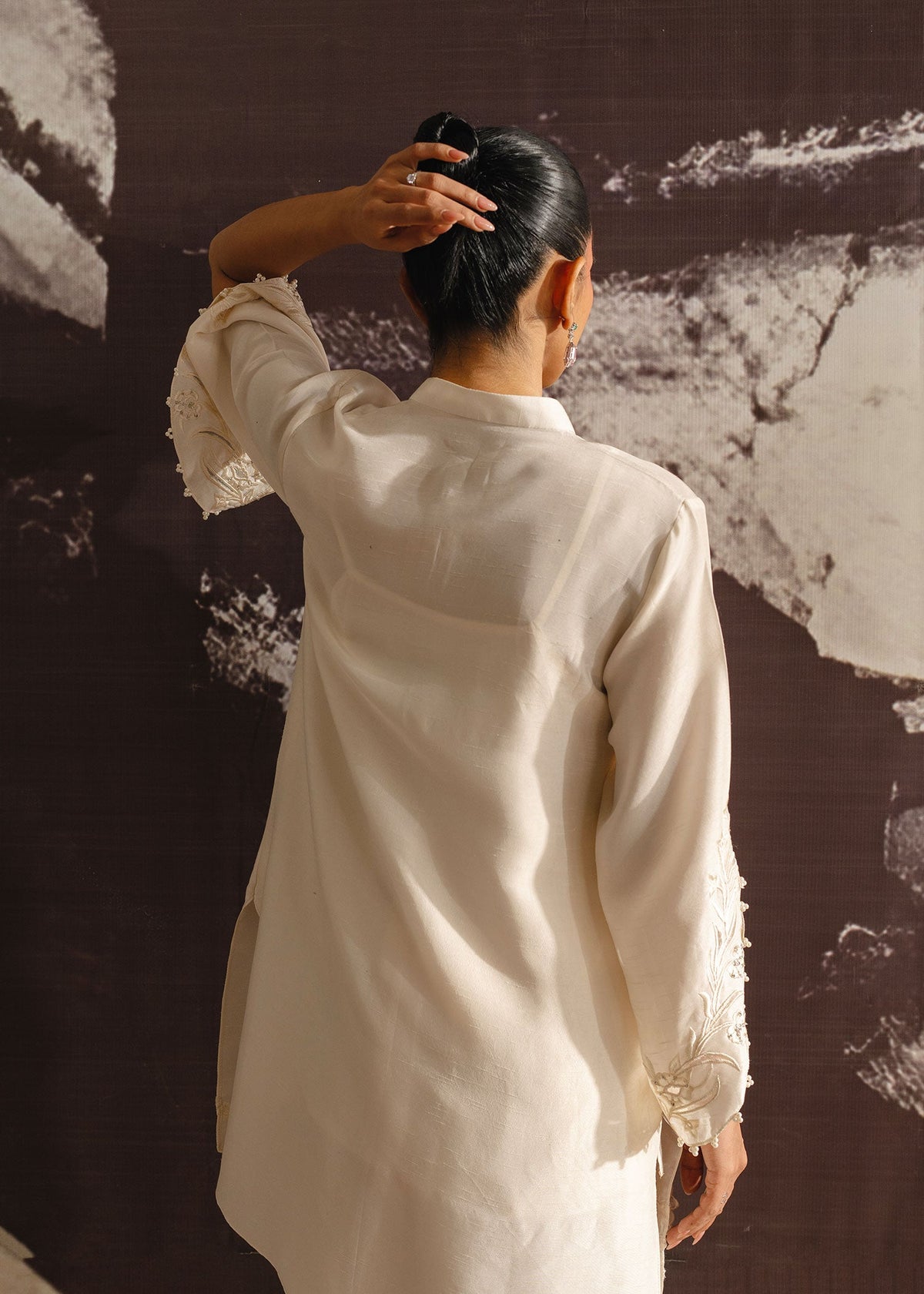 Mahgul | Eye of Cemal | Misty Floral -  Mahgul Ladies Clothes - Original Designer Dress - House of Maryam