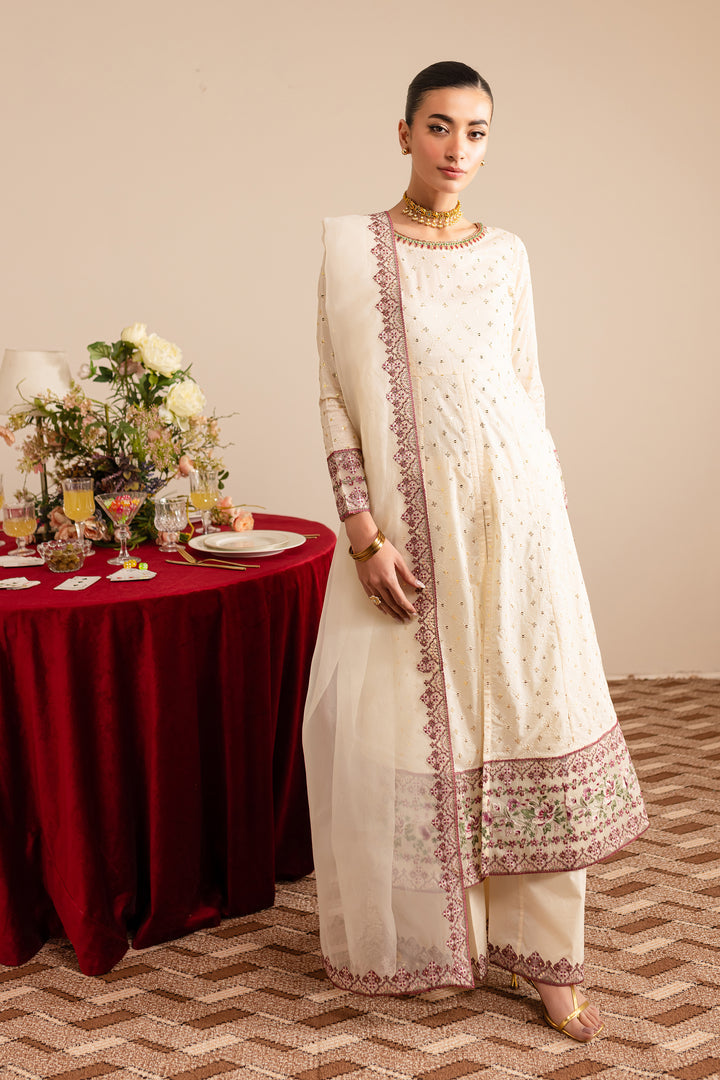 Batik | Reception Luxe Edit | Sufaid -  Batik Ladies Clothes - Original Designer Dress - House of Maryam