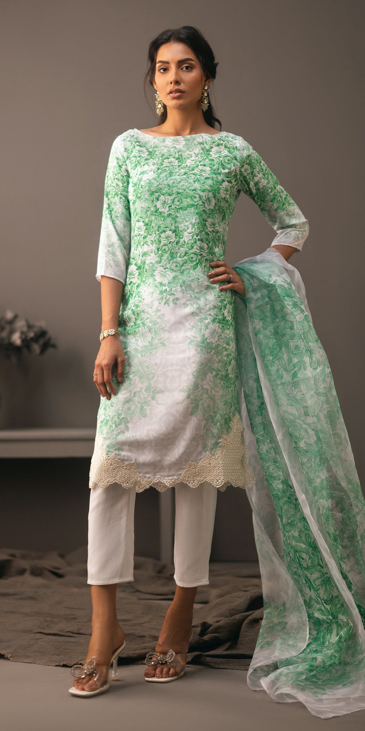 Erum Khan | Beyond Basic | CLASSIC CHARM -  Erum Khan Ladies Clothes - Original Designer Dress - House of Maryam