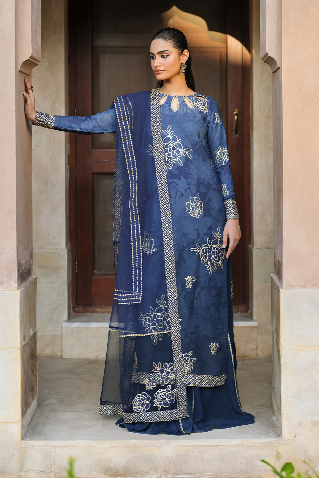 Iznik | Bandhani Formals | UE-331 -  Iznik Ladies Clothes - Original Designer Dress - House of Maryam