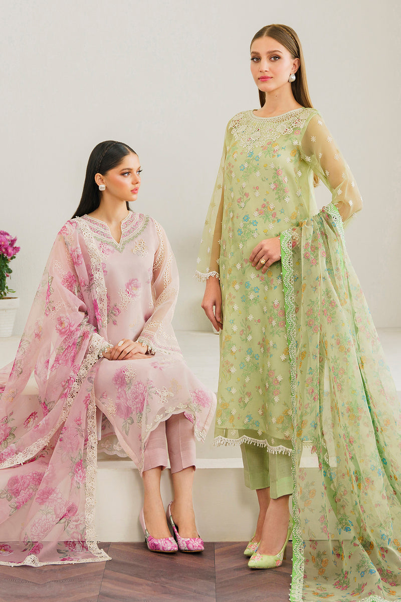 Baroque | Formal Collection | ORGANZA UF-521 -  Baroque Ladies Clothes - Original Designer Dress - House of Maryam