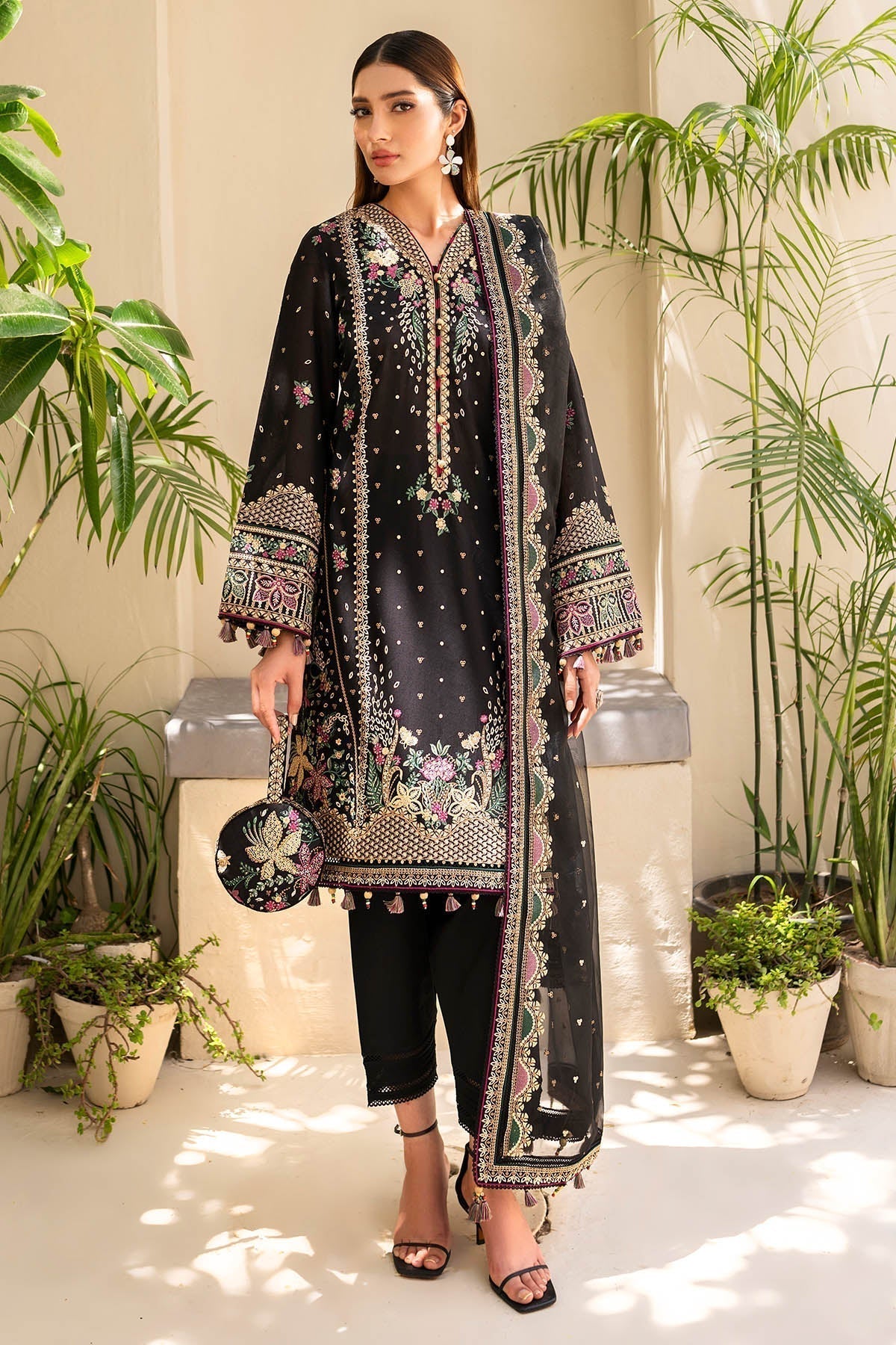 Jazmin | Irish Lawn SS 24 | D4 -  Jazmin Luxury - Original Designer Dress - House of Maryam