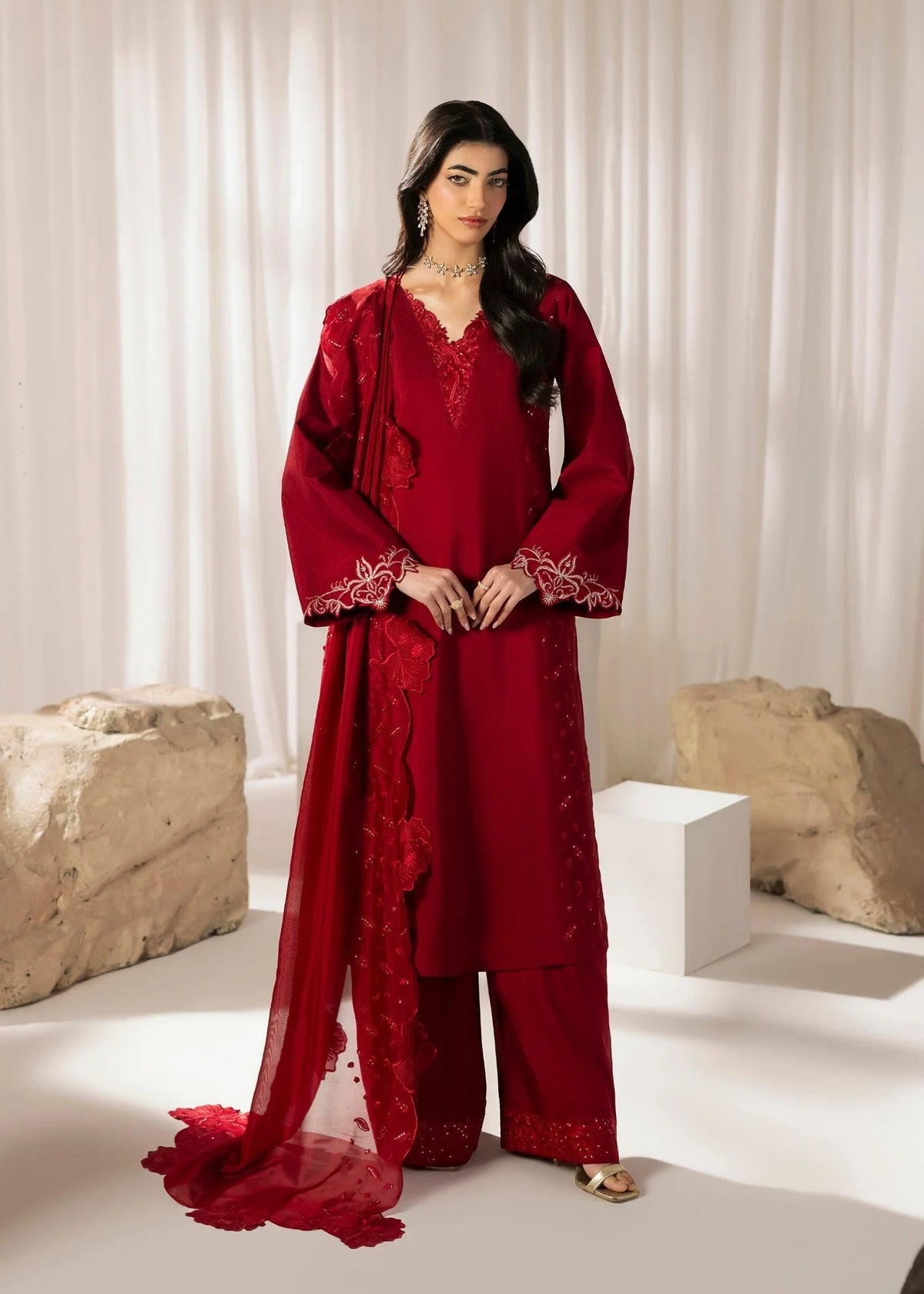 Jamnii | Silk Atelier Pret 26 | CHERRY BLOOM