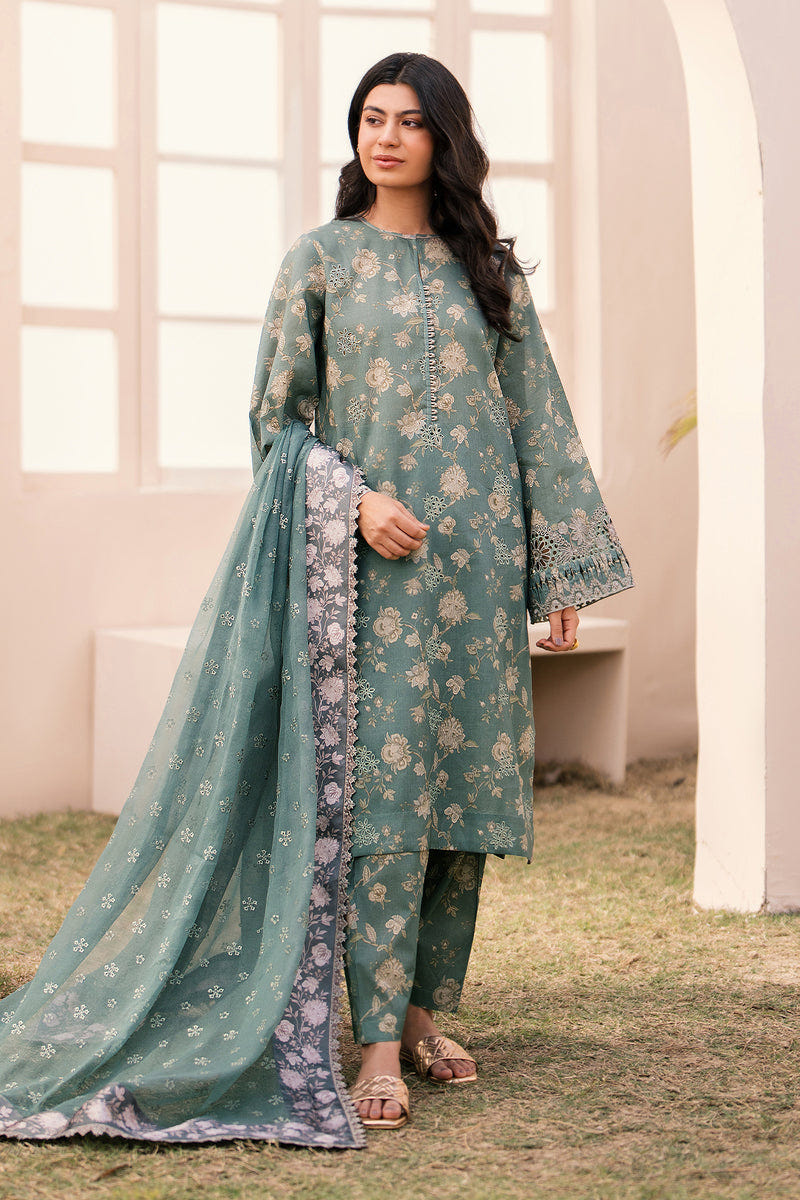 Baroque | Luxury Pret 24 | LAWN UF-599 -  Baroque Luxury - Original Designer Dress - House of Maryam