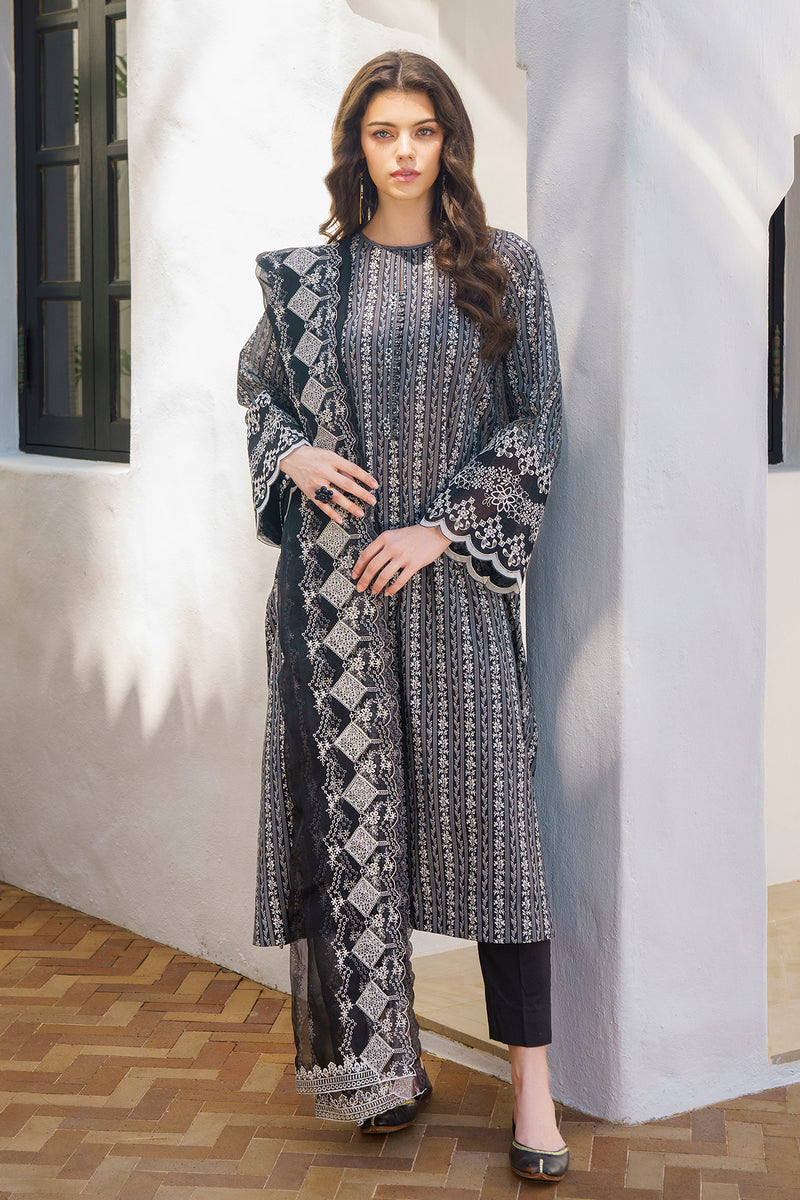 Baroque | Luxury Pret 24 | LAWN UF-573 -  Baroque Luxury - Original Designer Dress - House of Maryam