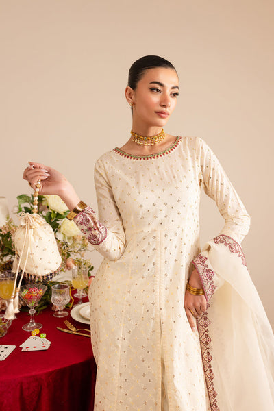 Batik | Reception Luxe Edit | Sufaid -  Batik Ladies Clothes - Original Designer Dress - House of Maryam