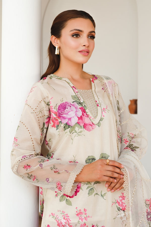 Baroque | Luxury Pret 24 | LAWN UF-652 -  Baroque Luxury - Original Designer Dress - House of Maryam