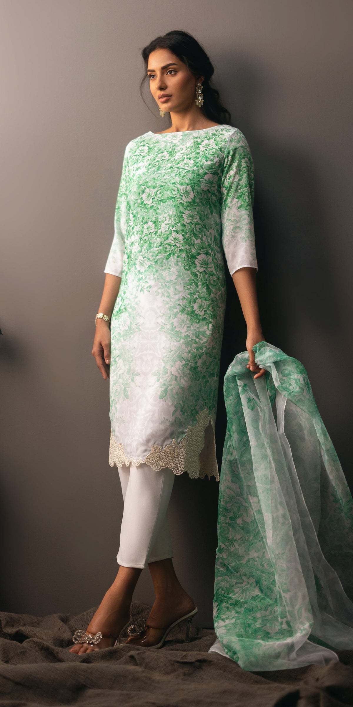 Erum Khan | Beyond Basic | CLASSIC CHARM -  Erum Khan Ladies Clothes - Original Designer Dress - House of Maryam
