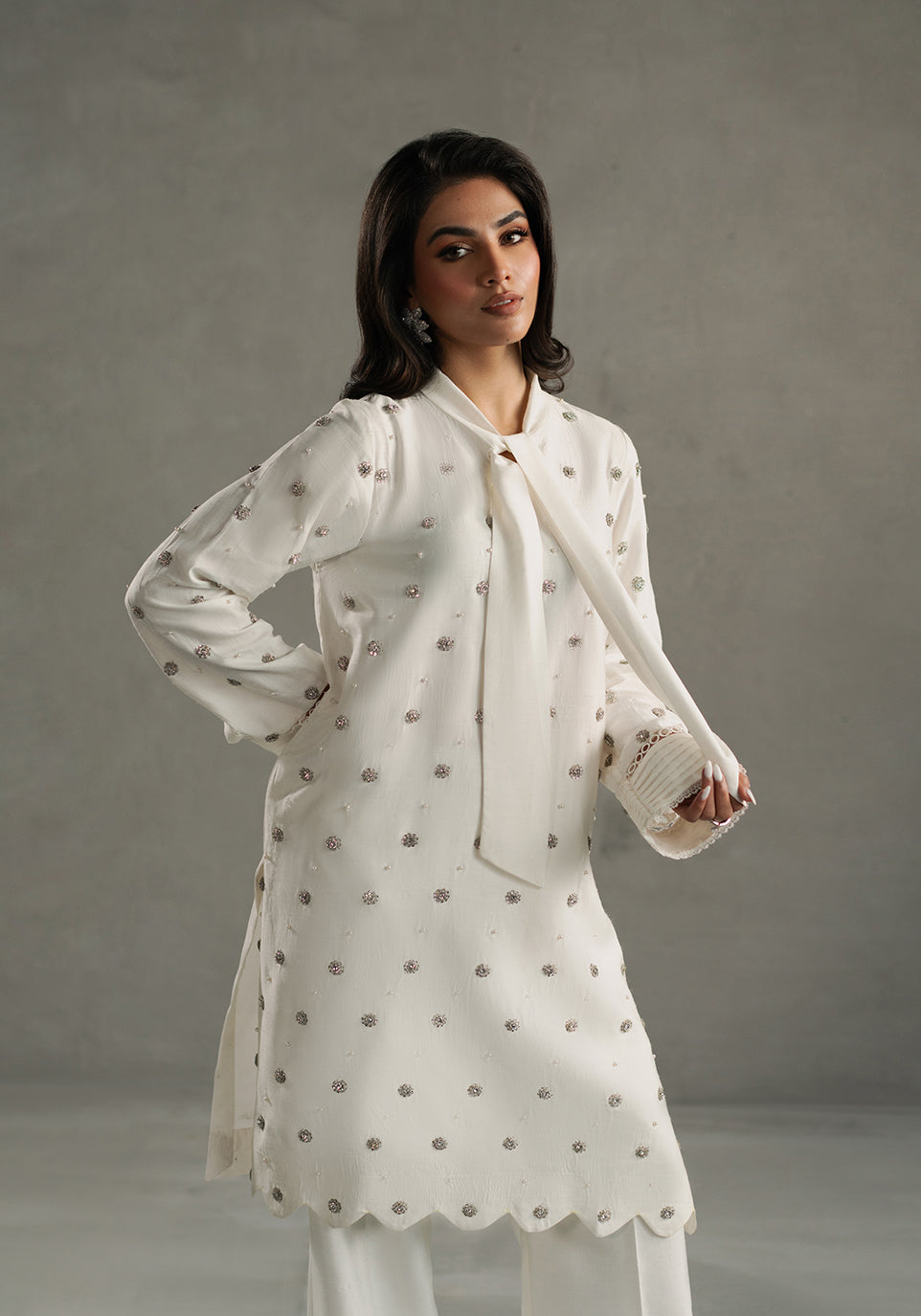 Zarqash | Silk Edit | ZQS 008 OPAL -  Zarqash Ladies Clothes - Original Designer Dress - House of Maryam
