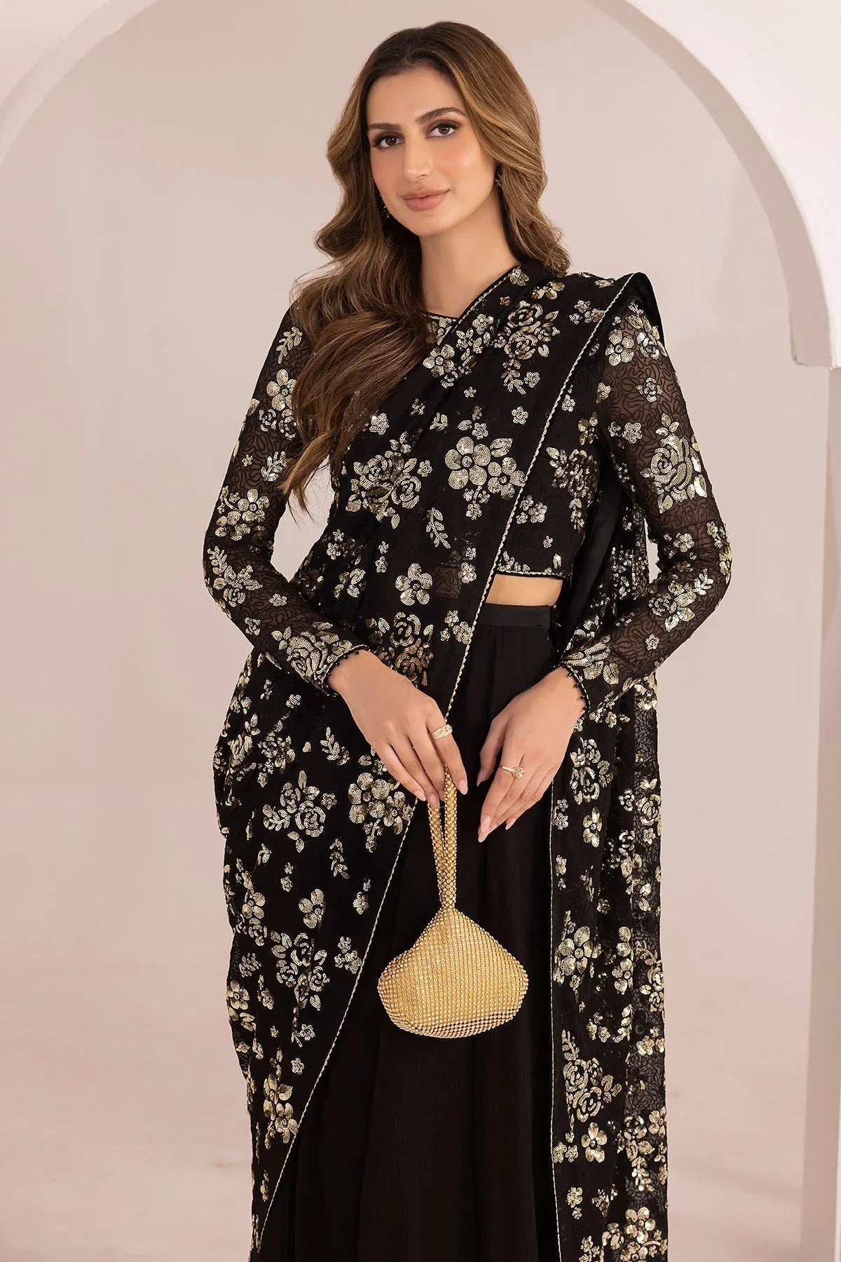 Jazmin | Formals Collection | EMBROIDERED CHIFFON UC-3021 -  Jazmin Formal - Original Designer Dress - House of Maryam