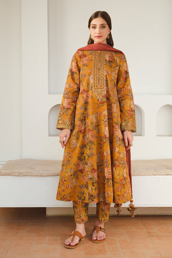 Baroque | Luxury Pret 24 | LAWN UF-653 -  Baroque Luxury - Original Designer Dress - House of Maryam