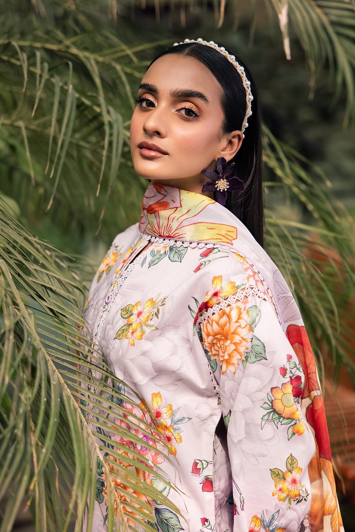 Alizeh | Sheen Lawn Prints 24 | FIONA -  Alizeh Casuals - Original Designer Dress - House of Maryam