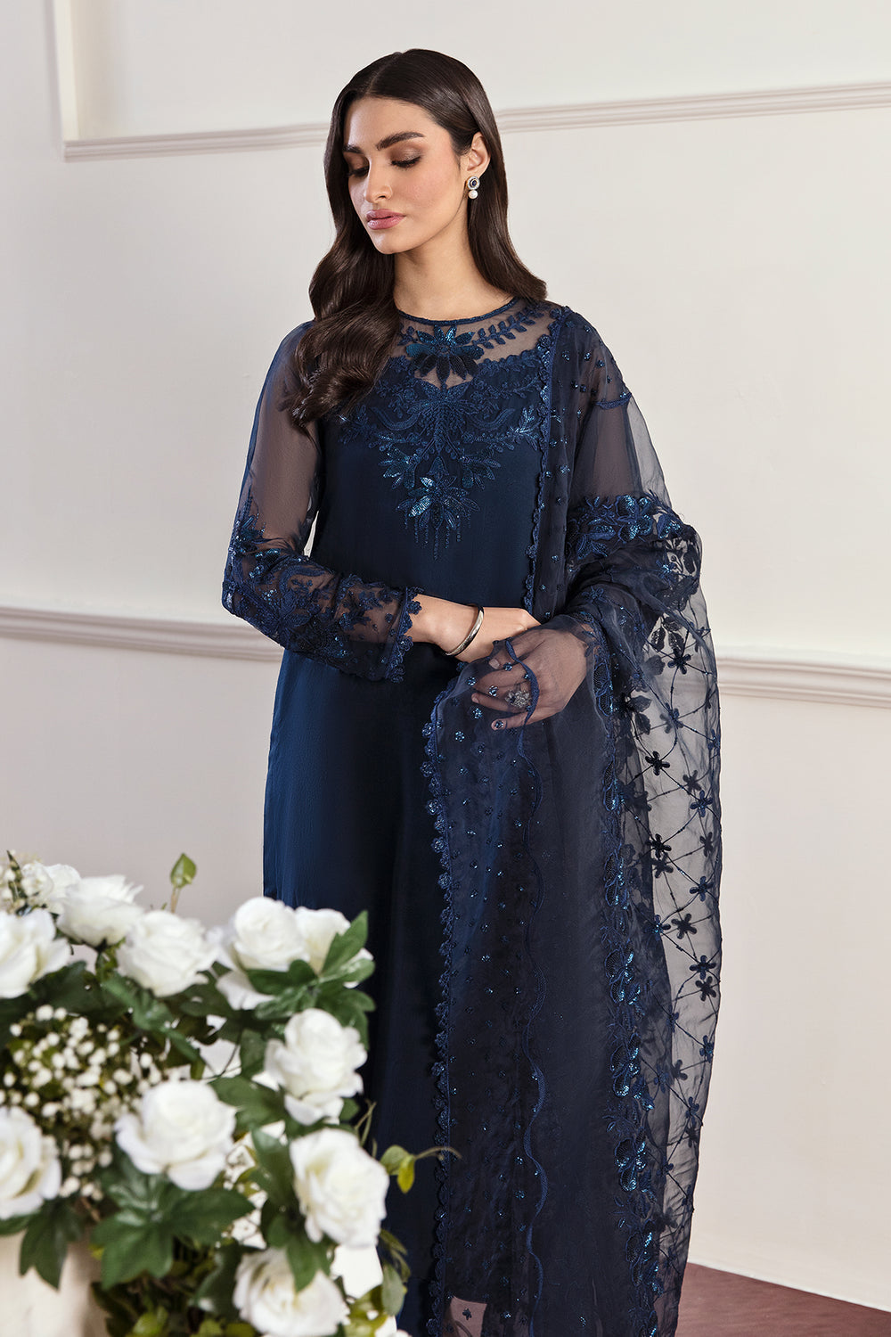 Baroque | Formals Collection | EMBROIDERED CHIFFON UF-292, image 4
