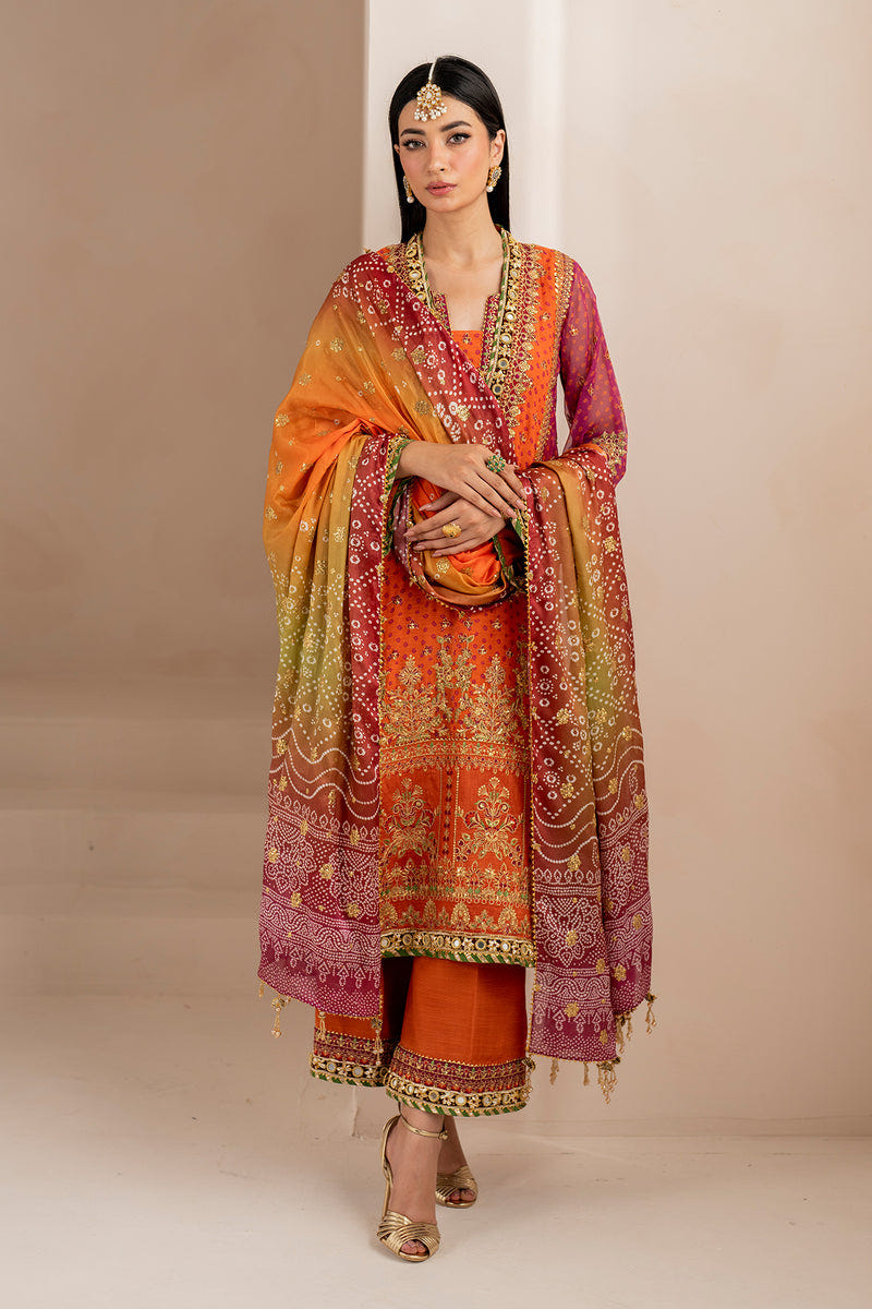 Baroque | Formal Collection | CHIFFON UF-706 -  Baroque Ladies Clothes - Original Designer Dress - House of Maryam