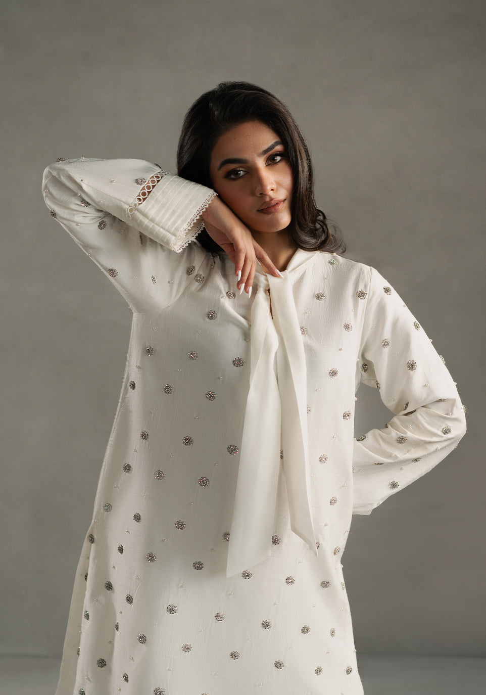 Zarqash | Silk Edit | ZQS 008 OPAL -  Zarqash Ladies Clothes - Original Designer Dress - House of Maryam