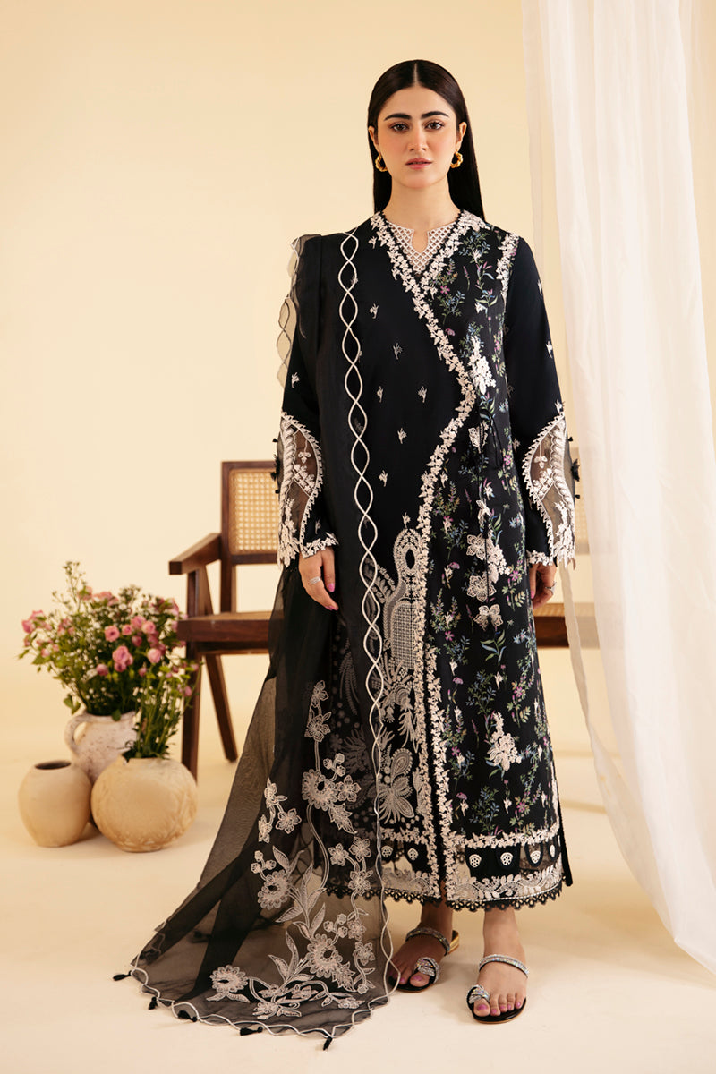 Qalamkar | Qlinekari Luxury Lawn | SQ-03 MARWA by Designer Qalamkar - House of Maryam - Pakistani Designer Ethnic Wear in {{ shop.shopifyCountryName }}