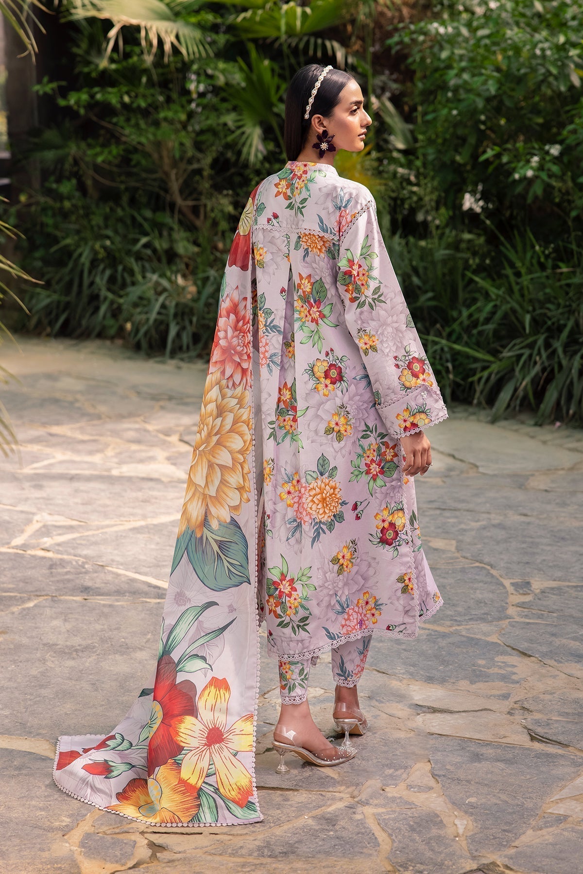 Alizeh | Sheen Lawn Prints 24 | FIONA -  Alizeh Casuals - Original Designer Dress - House of Maryam