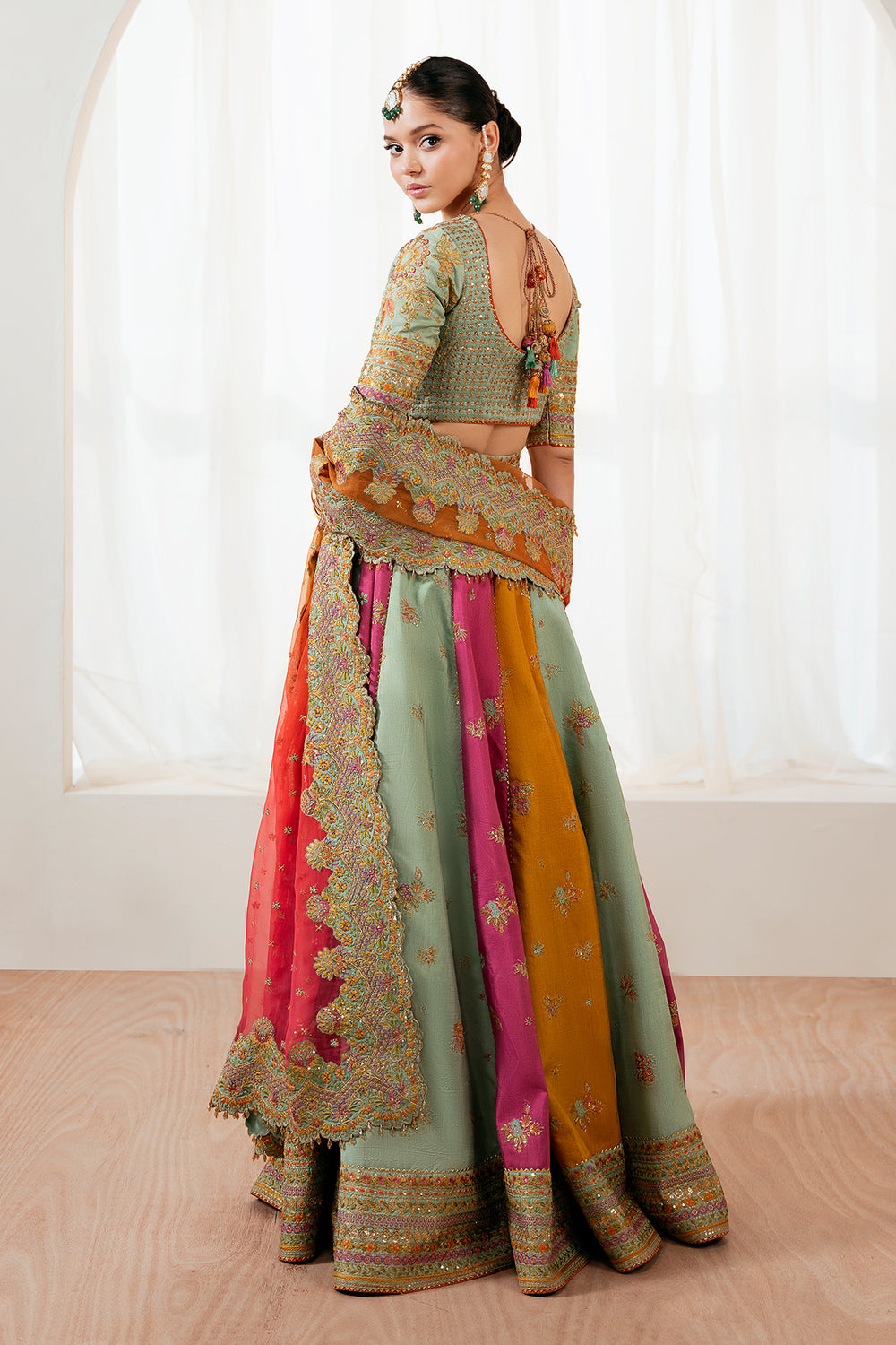 Baroque | Formals Collection | EMBROIDERED SILK UF-4036, image 2