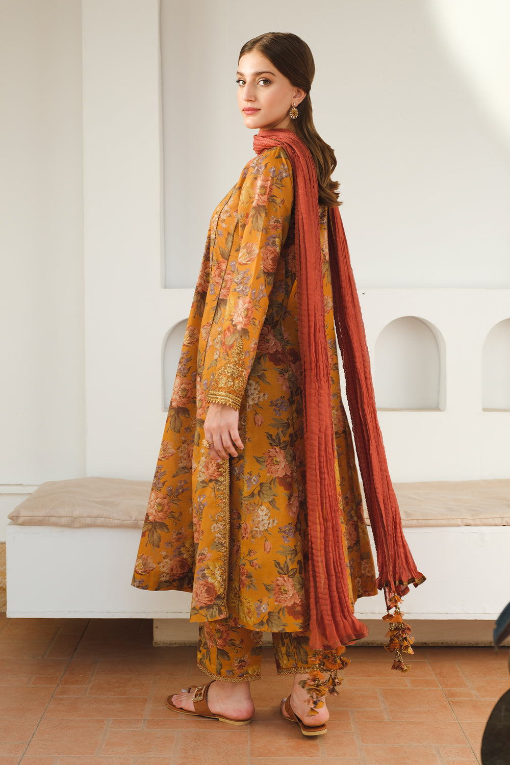 Baroque | Luxury Pret 24 | LAWN UF-653 -  Baroque Luxury - Original Designer Dress - House of Maryam