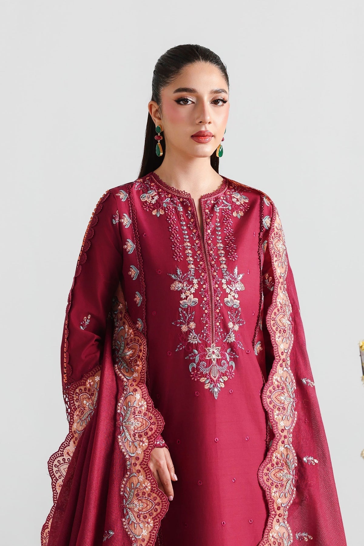Akbar Aslam | Elan Luxury Lawn 26 | Mehrunissa-3