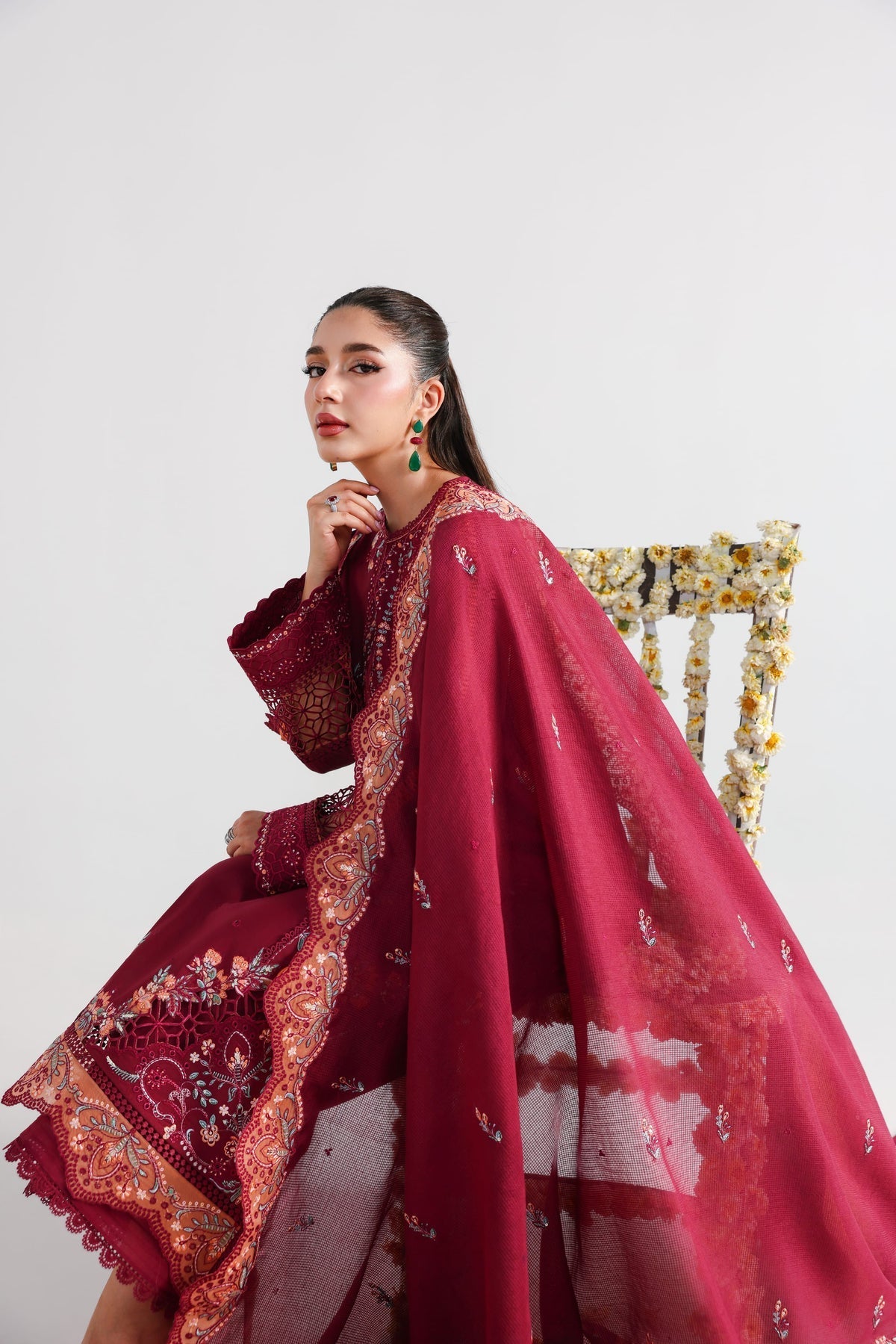 Akbar Aslam | Elan Luxury Lawn 26 | Mehrunissa-5