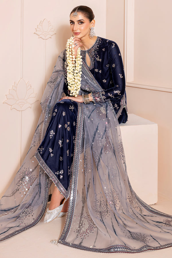 Jazmin | Chandni Velvet Formals 25 | Embroidered Velvet Formal CVF D-03-3