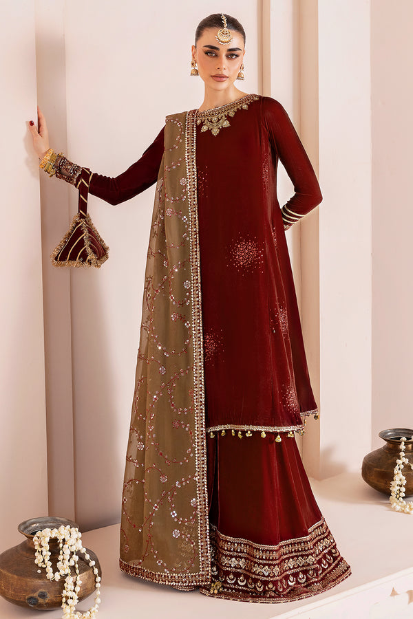 Jazmin | Chandni Velvet Formals 25 | Embroidered Velvet Formal CVF D-07-3