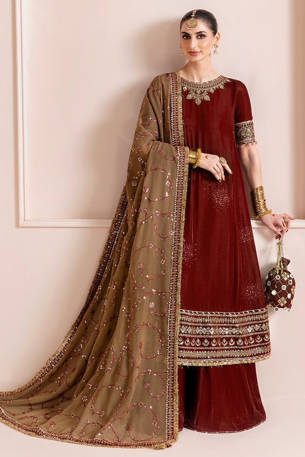 Jazmin | Chandni Velvet Formals 25 | Embroidered Velvet Formal CVF D-13-3