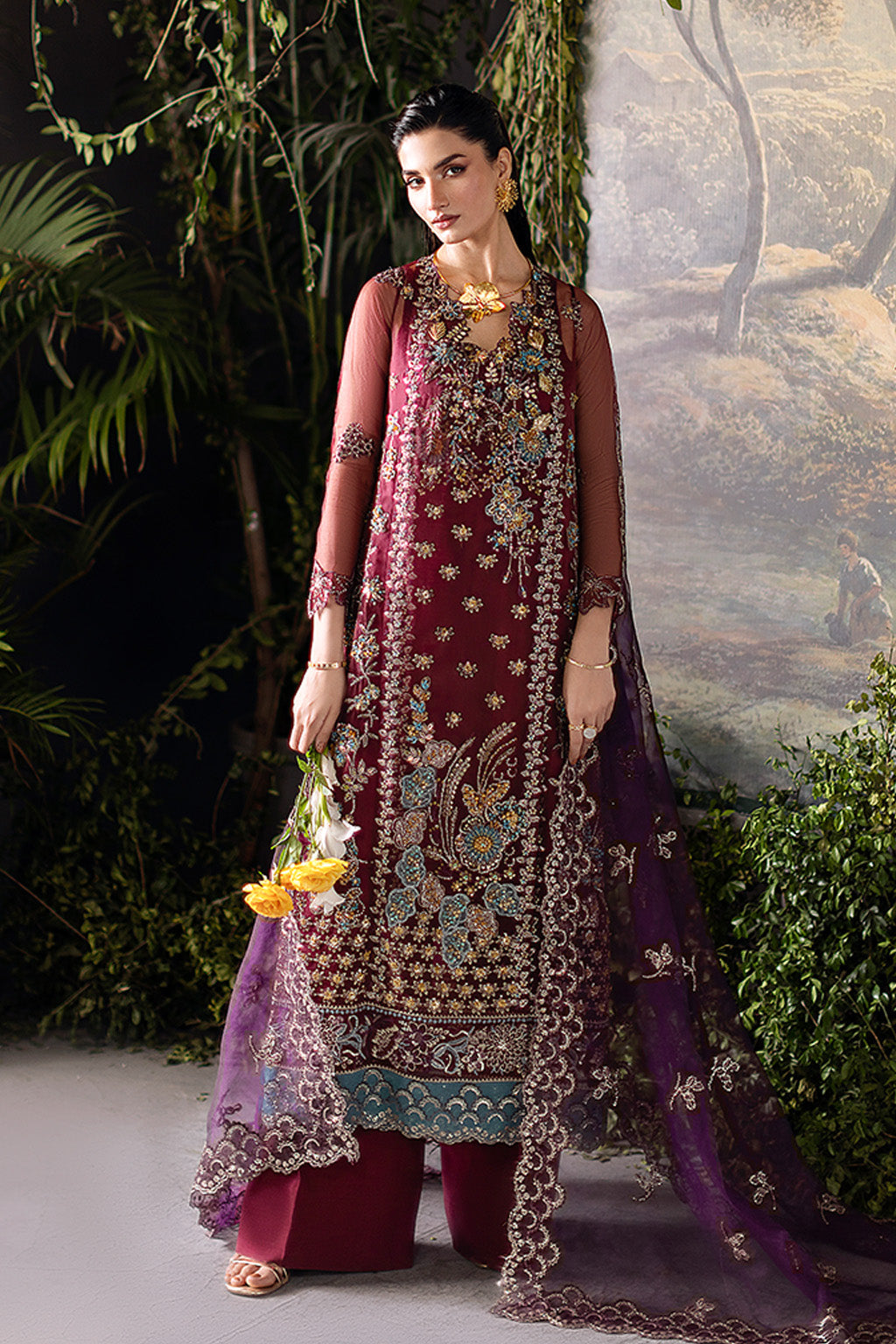 Saad Shaikh | Flurie Vol 3 | Regina -  Saad Shaikh Ladies Clothes - Original Designer Dress - House of Maryam