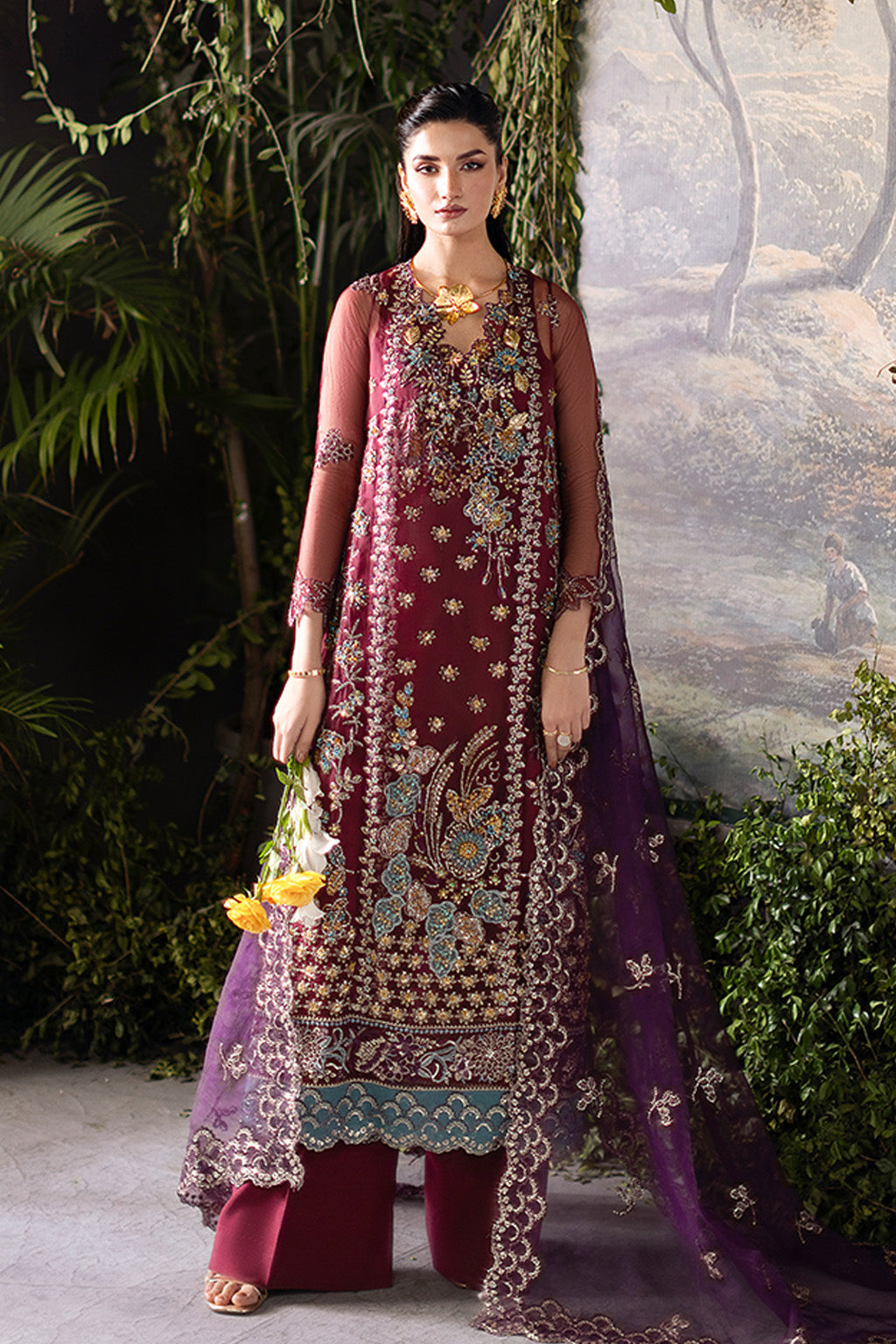 Saad Shaikh | Flurie Vol 3 | Regina -  Saad Shaikh Ladies Clothes - Original Designer Dress - House of Maryam