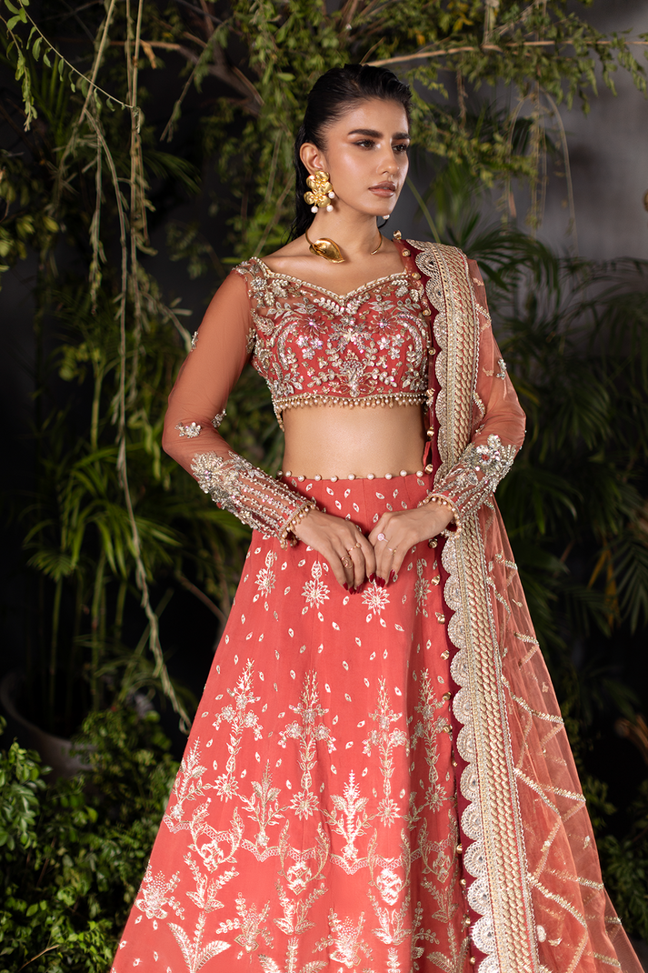 Saad Shaikh | Flurie Formals | Ember Rose -  Saad Sheikh Ladies Clothes - Original Designer Dress - House of Maryam