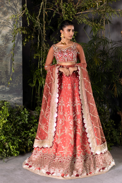 Saad Shaikh | Flurie Formals | Ember Rose -  Saad Sheikh Ladies Clothes - Original Designer Dress - House of Maryam