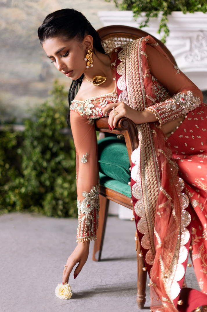 Saad Shaikh | Flurie Formals | Ember Rose -  Saad Sheikh Ladies Clothes - Original Designer Dress - House of Maryam
