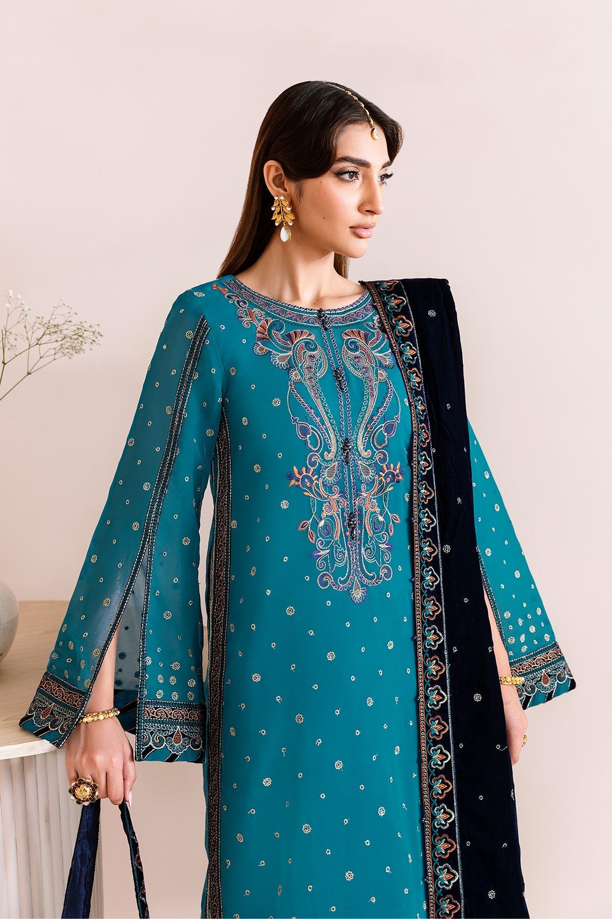 Alizeh | Makhmal Luxury Velvet Edit | Nelofer, image 4
