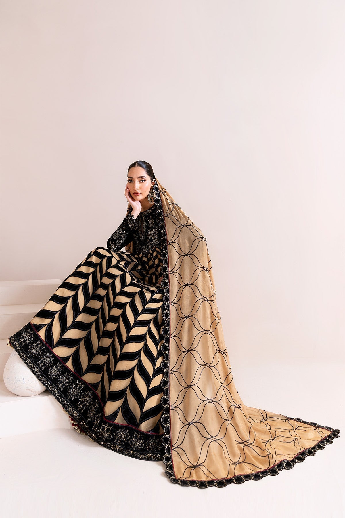Alizeh | Makhmal Luxury Velvet Edit | Noor Jahan, image 7