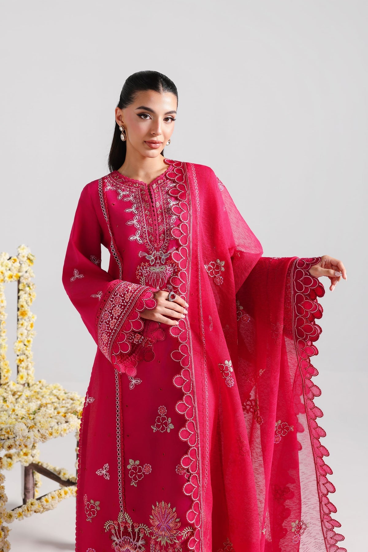 Akbar Aslam | Elan Luxury Lawn '26 | Raniya, image 3