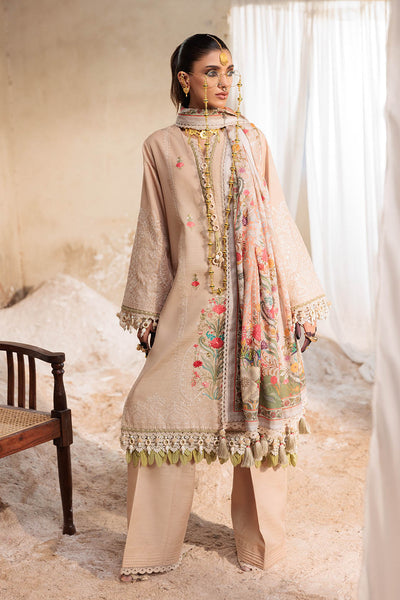 Bonanza Satrangi | Satan 3 Pc (7W24E3P031) -  Bonanza Satrangi Unstitched - Original Designer Dress - House of Maryam