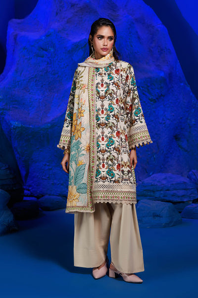 Bonanza Satrangi | Mother Of Pearl 3 Pc (7W24P3P169) -  Bonanza Satrangi Unstitched - Original Designer Dress - House of Maryam