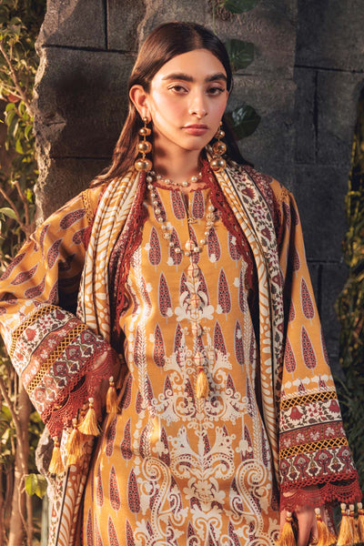 Bonanza Satrangi | Antique Luxe 3 Pc (7W24P3P205) -  Bonanza Satrangi Unstitched - Original Designer Dress - House of Maryam