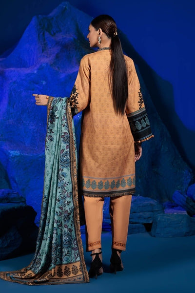 Bonanza Satrangi | Midnight 3 Pc (7W24P3P206) -  Bonanza Satrangi Unstitched - Original Designer Dress - House of Maryam