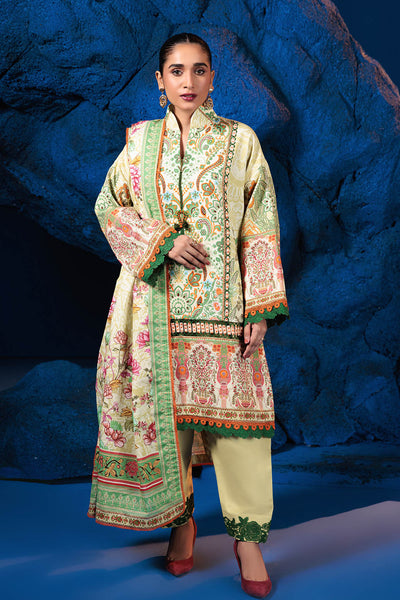 Bonanza Satrangi | Margarita 3 Pc (7W24P3P227) -  Bonanza Satrangi Unstitched - Original Designer Dress - House of Maryam
