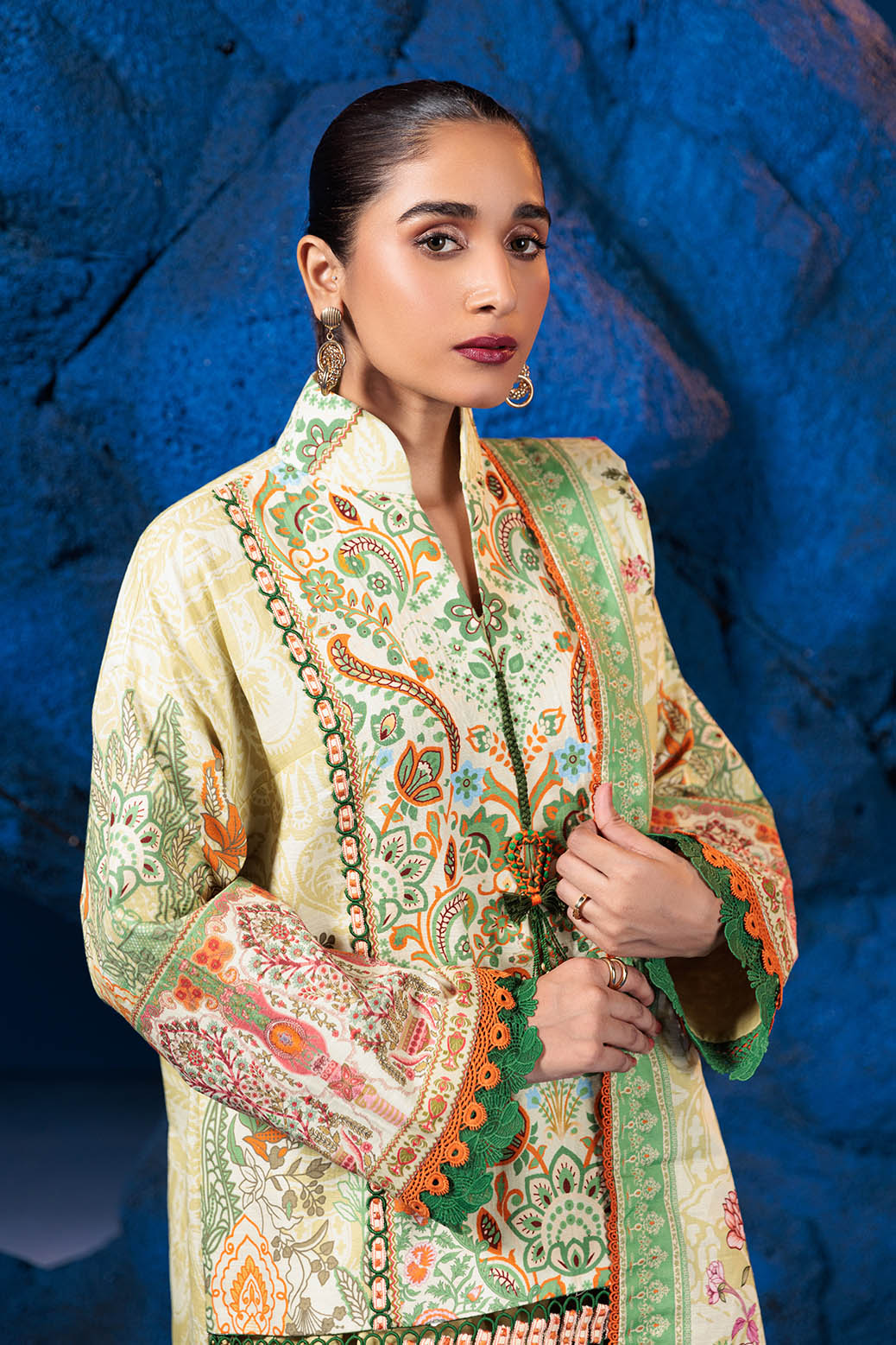 Bonanza Satrangi | Margarita 3 Pc (7W24P3P227) -  Bonanza Satrangi Unstitched - Original Designer Dress - House of Maryam