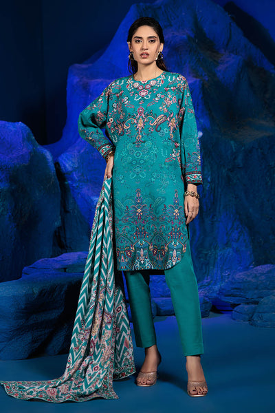 Bonanza Satrangi | Radiant Florist 3 Pc (7W24P3P284) -  Bonanza Satrangi Unstitched - Original Designer Dress - House of Maryam