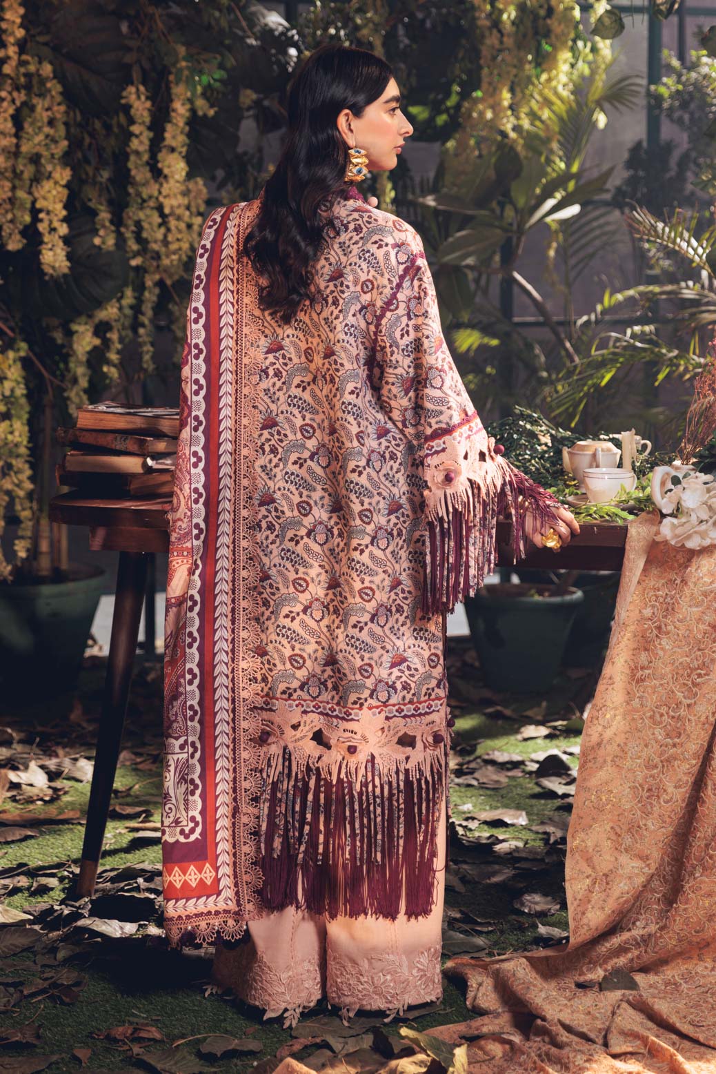 Bonanza Satrangi | Elegancia 3 Pc (7W24P3P287) -  Bonanza Satrangi Unstitched - Original Designer Dress - House of Maryam