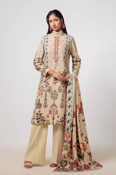 Bonanza Satrangi | Sand Castle 3 Pc (7W24P3P352) -  Bonanza Satrangi Unstitched - Original Designer Dress - House of Maryam