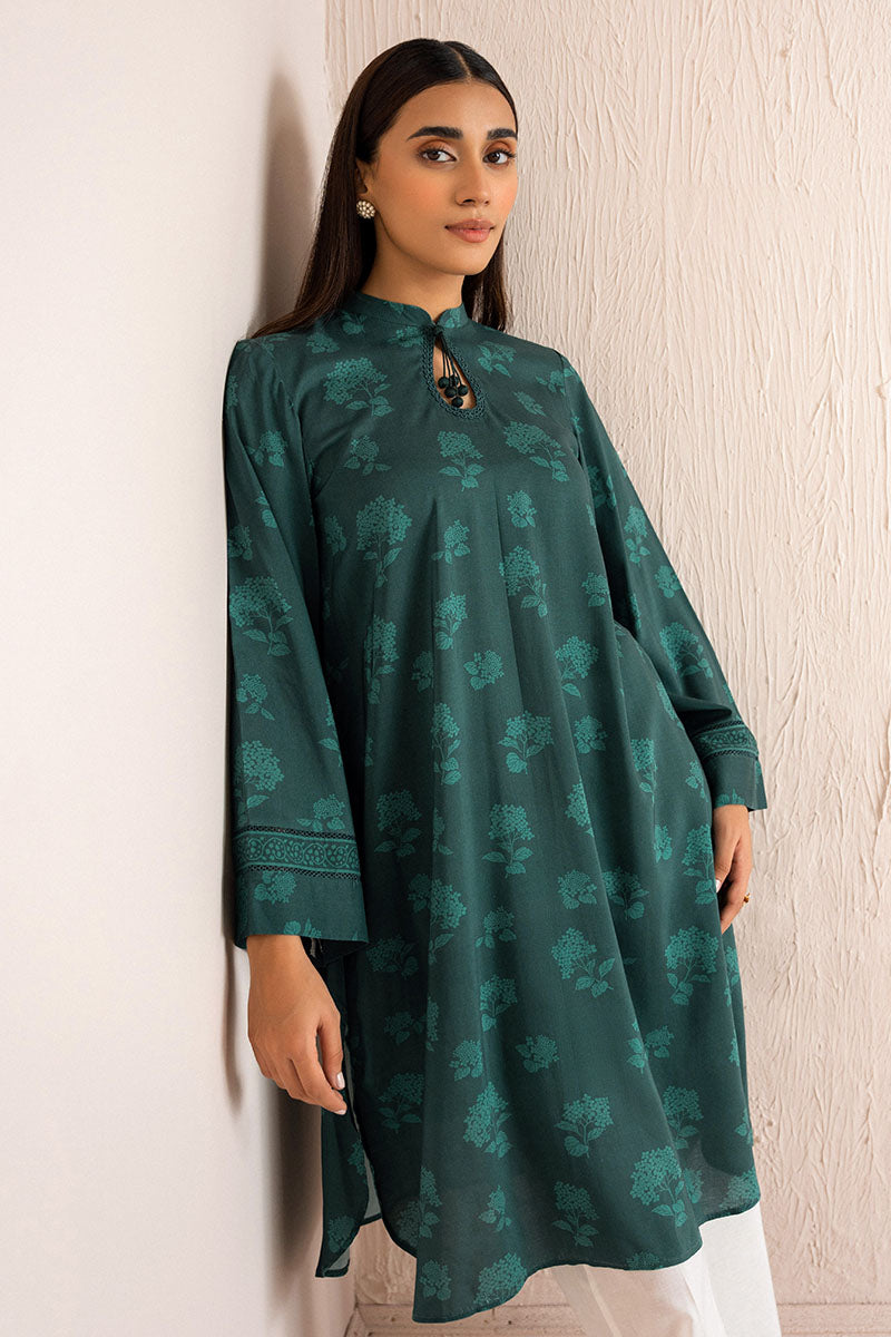 Cross Stitch | Basic Pret | Pine Glam Printed Linen Shirt