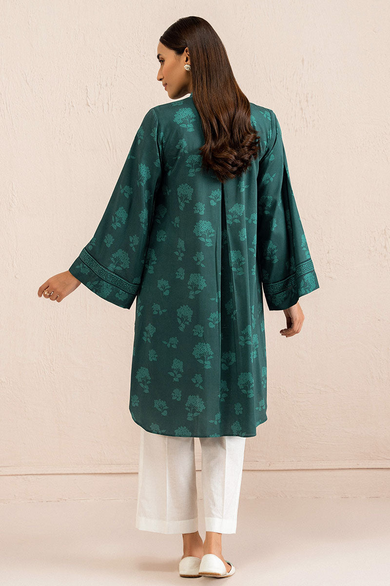 Cross Stitch | Basic Pret | Pine Glam Printed Linen Shirt-6